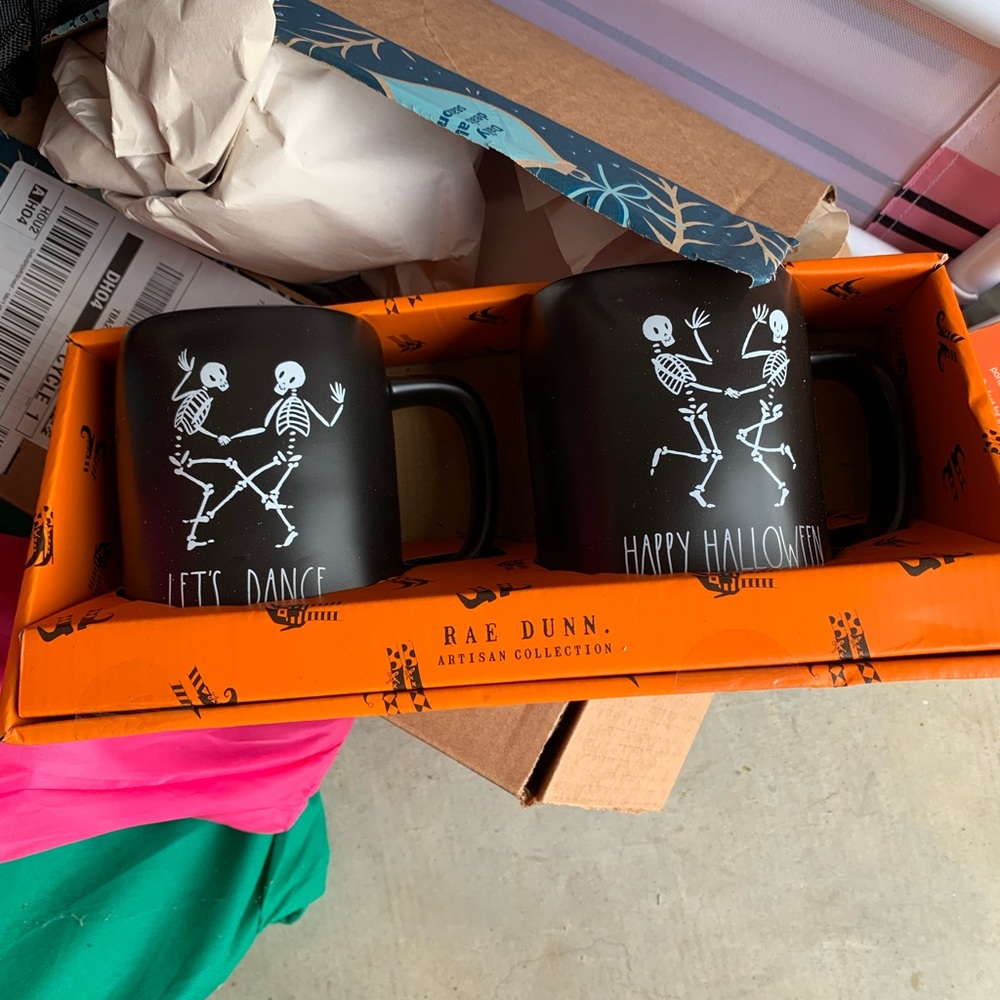 Rae Dunn Halloween mugs